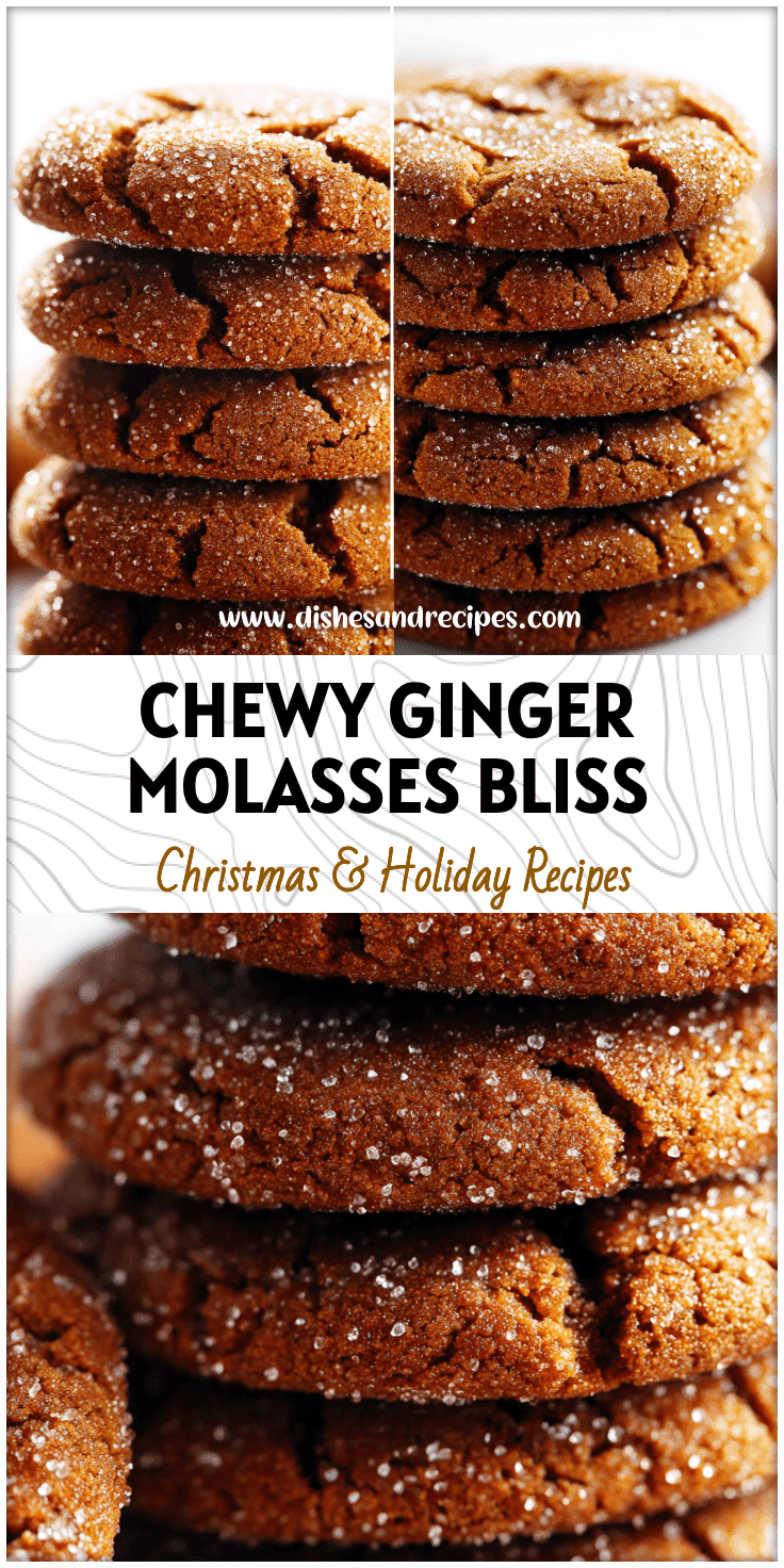 Chewy Ginger Molasses Cookies – Holiday Baking from Gimme Some Oven